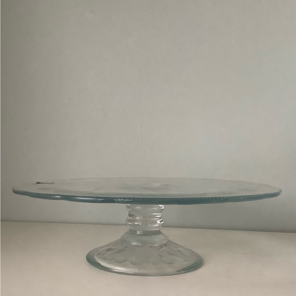 ❤️New Vintage Glass Pedestal Cake Stand ❤️ - Picture 5 of 6